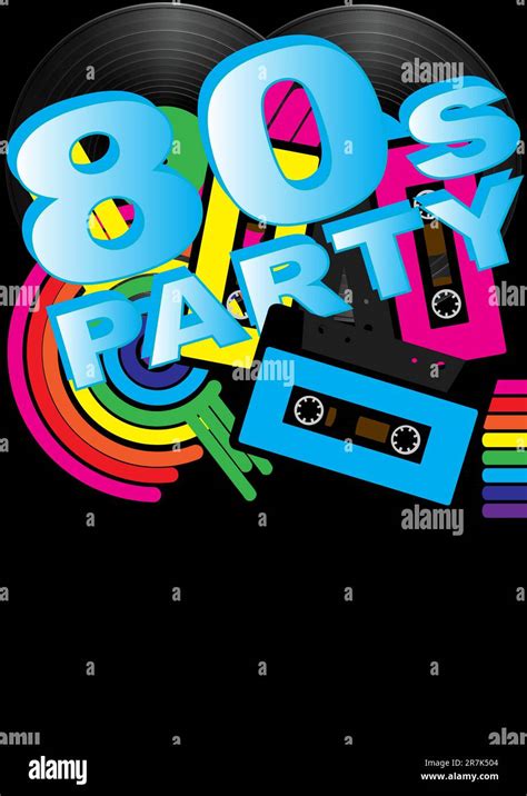 80 S Music Records Stock Vector Images Alamy