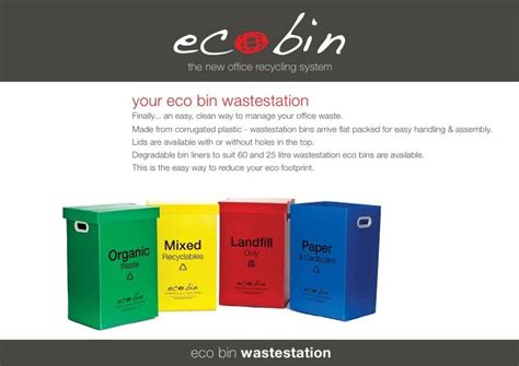 Eco Bins Info Brochure