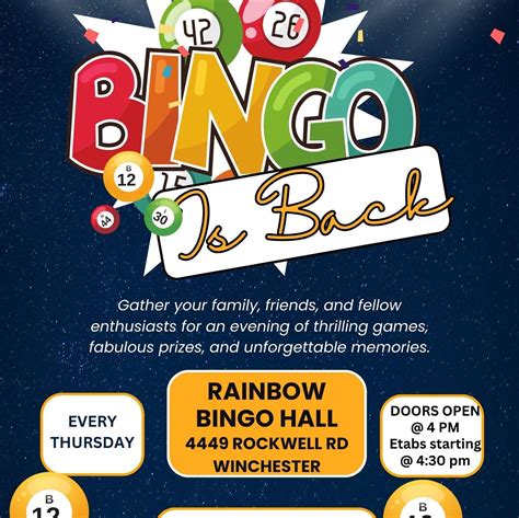 Winchester Elks Lodge Bingo Page