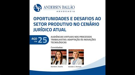 Webinar ABA Audiências Virtuais nos Processos Trabalhistas adaptação