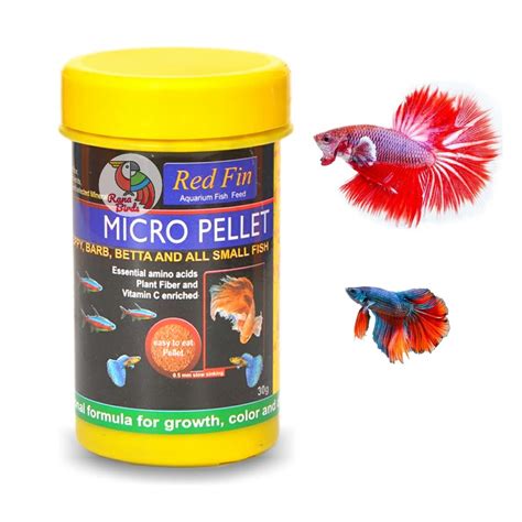 Star Farms Red Fin Aquarium Fish Feed Micro Pellet 30 Gramsfeed For