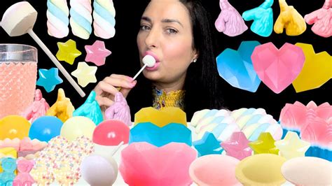 Asmr Pastel Sweets Unicorns Candy Cheesecake Marshmallows Lollipop