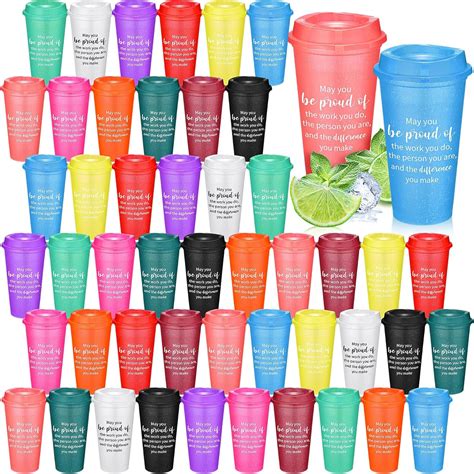 Skylety 48 Pcs Appreciation Tumblers Ts Bulk 16 Oz