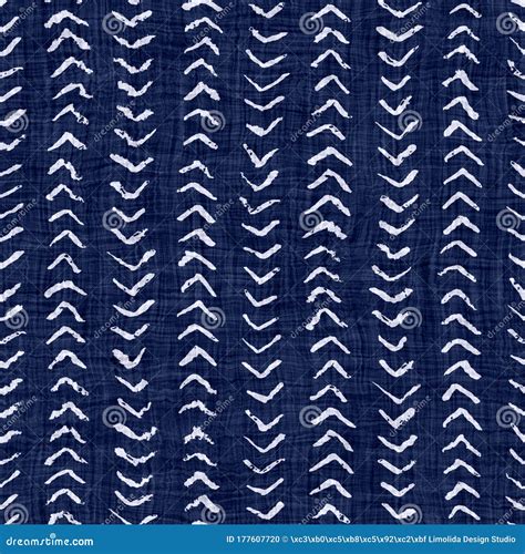 Blue Batik Pattern Stock Image 54495397