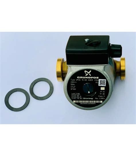GRUNDFOS UPS BRASS SECONDARY HOT WATER CIRCULATOR OEM