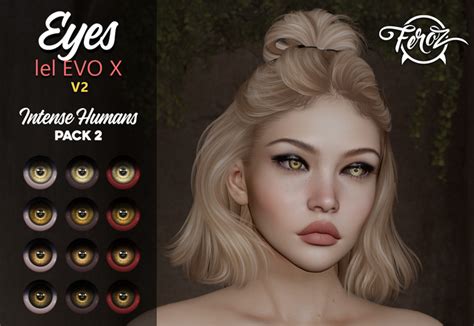 Second Life Marketplace Feroz Eyes Lel Evo X Intense Humans Pack 2 Version 2