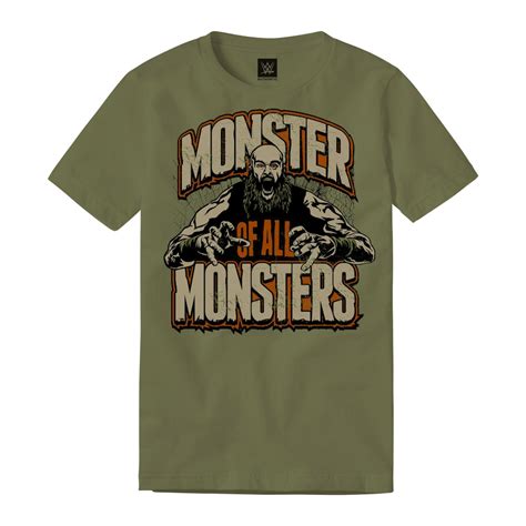 Braun Strowman Monster Of All Monsters T Shirt Pro Wrestling Fandom