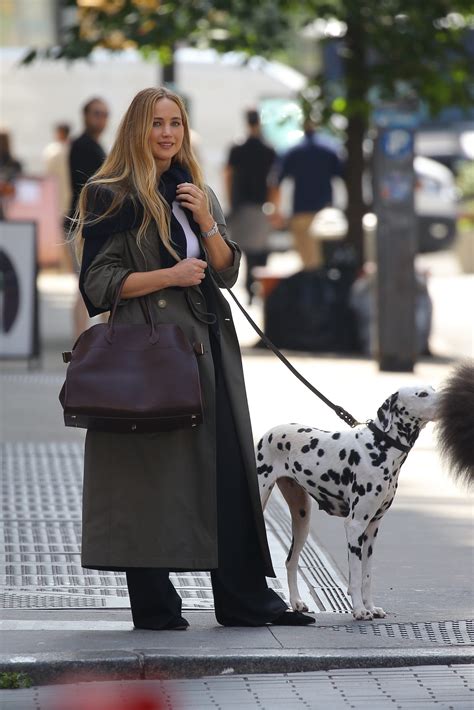 Jennifer Lawrence Wore The Row Coat New York City June