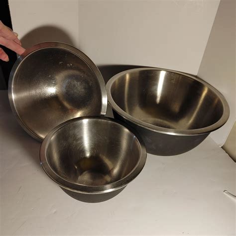 Oxo Stainless Steel Mixing Bowls Mercari