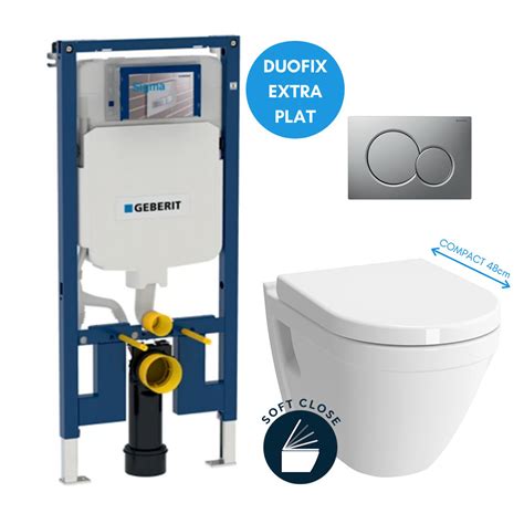 Geberit Pack Wc B Ti Support Up Extra Plat Cuvette Vitra S