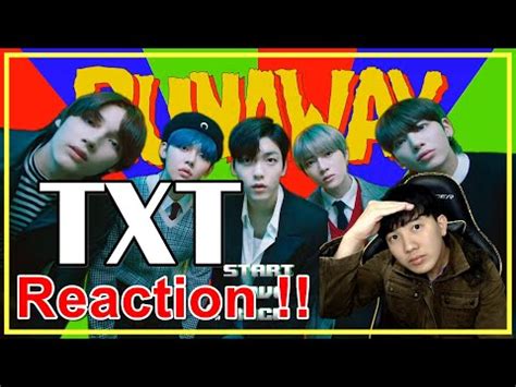 TXT Run Away Japanese Ver Official MV Reaction อยากไดตลบเกมส