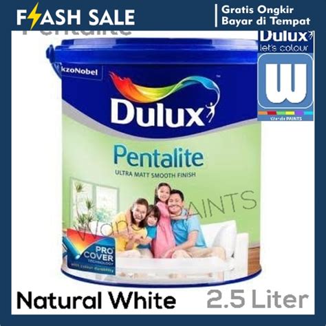 Dulux Pentalite Natural White Yy L Lazada Indonesia