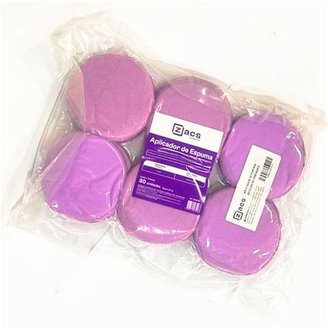 Unidades Aplicador De Espuma Lilas Grande Zacs Shopee Brasil