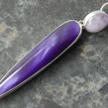 Amethyst And Purple Bowlerite Sterling Silver P Folksy