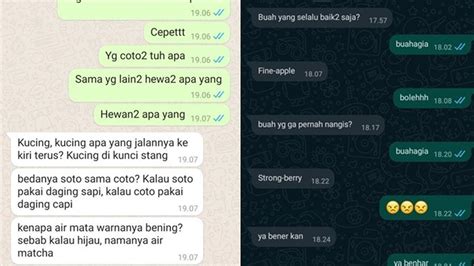 Chat Ke Pacar Main Tebak Tebakan Lucu Ini Bikin Senyum Lebar Hot Liputan