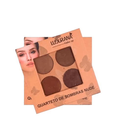 Paleta De Sombras Ludurana Quarteto Nude Beleza Na Web