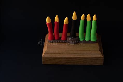 Kinara. Traditional Kwanzaa Symbols. Hand-sculpted Kinara from ...