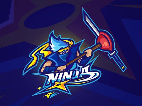 Ninja Fortnite Logo Wallpaper