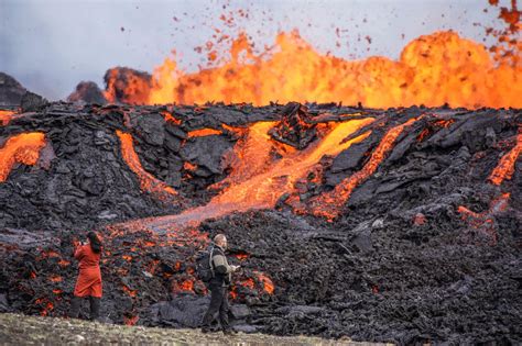 Island Vulkanausbruch Bei Reykjavik Erzeugt Gro En Erdriss Geo