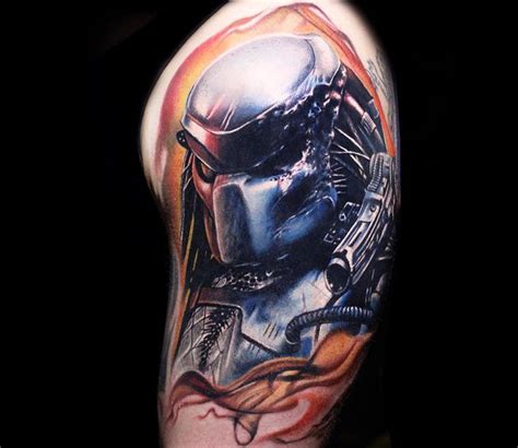 Predator Tattoo By Luka Lajoie Post 13083 Bild Tattoos