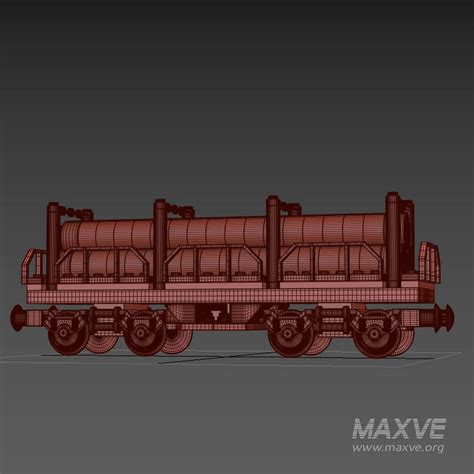 Train Cargo Tree Lego 3d model Download Maxve