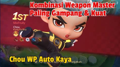 Combo Weapon Master Kuat Damage Besar YouTube