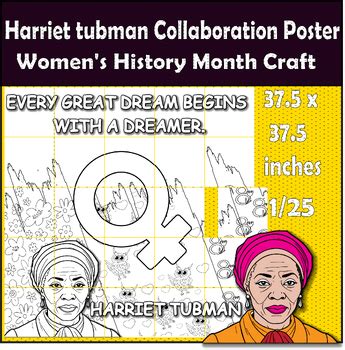 Harriet Tubman Women S History Month Collaborative Quote Pop Art Poster