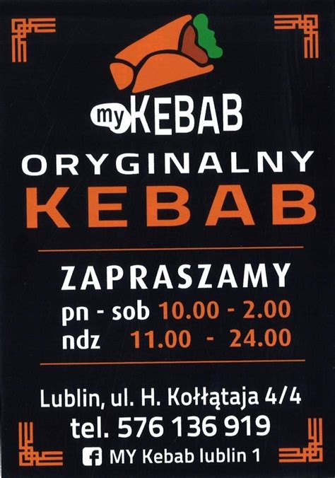 Menu At My Kebab Restaurant Lublin