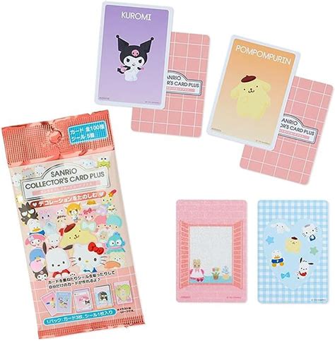 Collectors Card Plus Decoration Set Sanrio Characters