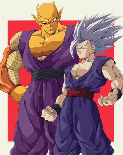 Orange Piccolo Y Gohan Beast Personajes De Dragon Ball Personajes De