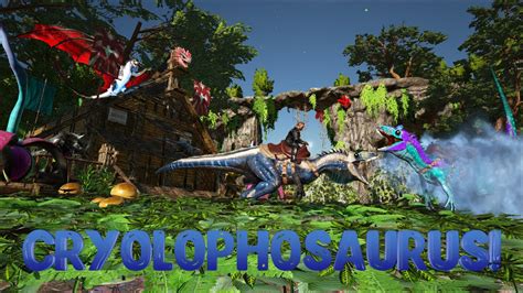 Ark Additions Cryolophosaurus Криолофозавр обзор по приручению