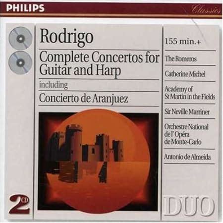 Rodrigo Complete Concertos For Guitar And Harp Incl Concierto De