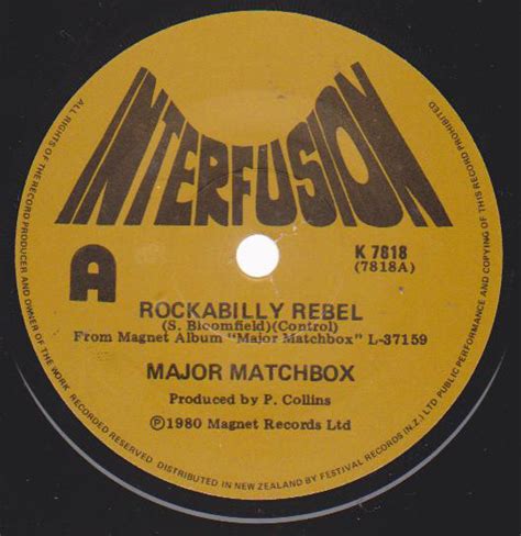 Major Matchbox Rockabilly Rebel 1979 Vinyl Discogs