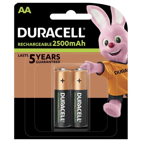 Duracell PreCharged AA NiMh 1 2V 2500 MAh 2 Kos Ebatt