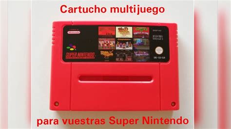 Como Es El Cartucho Multijuegos Para Super Nintendo SNES 100 En 1