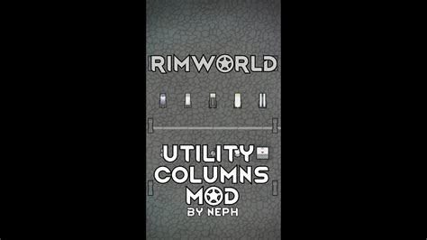 Rimworld Utility Columns Mod Rim Lab 1 Shorts YouTube