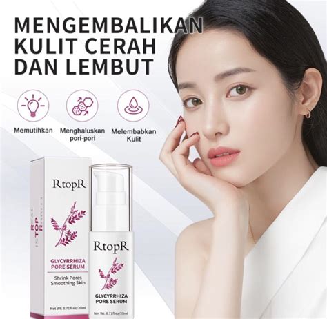 Rtopr Glycyrrhiza Pore Repair Serum Perbaikan Pori Pori Wajah