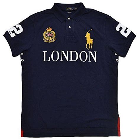 Polo Ralph Lauren Mens Big Pony City Custom Mesh Polo French Navy