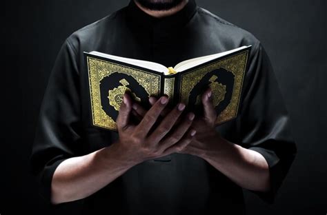 Premium Photo Religious Muslim Man Reading Holy Quran