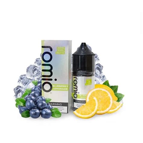 Romio Blueberry Lemonade Ml Chanh Vi T Qu T L Nh Shin Vape C N Th