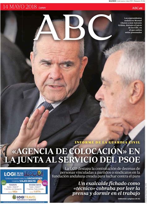 Peri Dico Abc Espa A Peri Dicos De Espa A Edici N De Lunes De