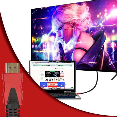 Kabel 5m Hdmi Przewód Do Przesyłu Hd 3d Uhd 4k Full Hd Oplot Opinie I