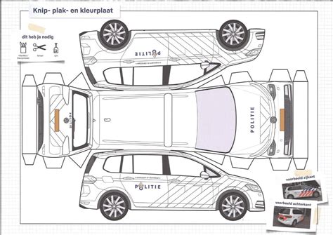 Politie Auto Kleurplaat Dag Kleine Verhaaltjes Gratis