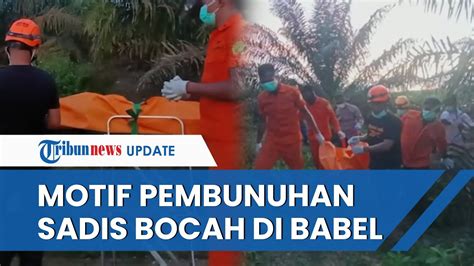 Motif Pembunuhan Sadis Bocah Tahun Di Babel Yang Jasadnya Ditemukan