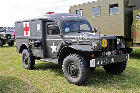 Dodge A Dodge Military Ambulance Seen At Kemble Stuart