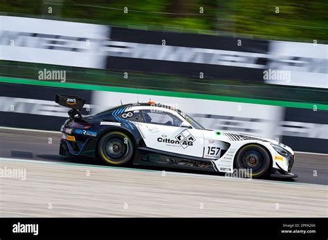 Monza Italy 23rd Apr 2023 The 157 Winward Racing Mercedes AMG GT3