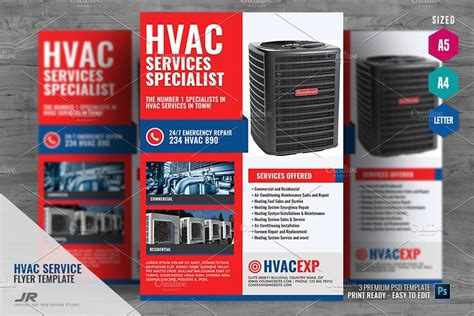 Heating And Cooling Services Flyer