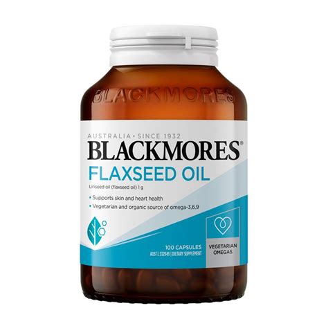 Buy Blackmores Flaxseed Oil 100 Capsules Online At Chemist Warehouse®