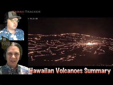 Kilauea Mauna Loa Quick Update Lakes Overflow Lava Drop Repeats