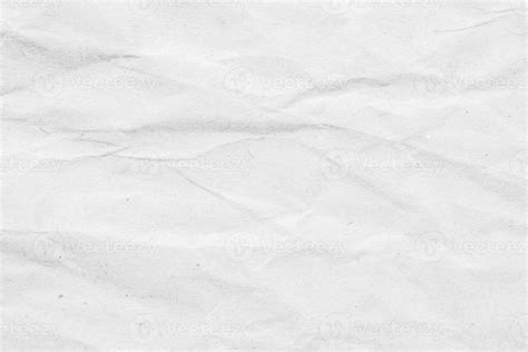 Abstract White Crumpled And Creased Recycle Paper Texture Background